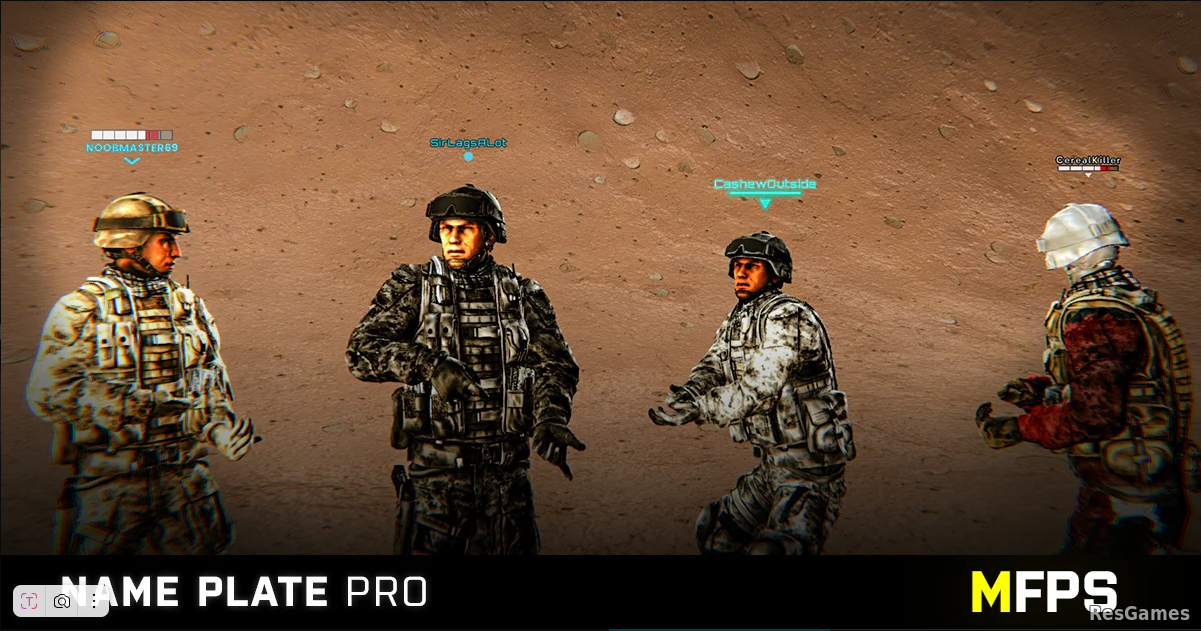 Addons MFPS Name Plate Pro