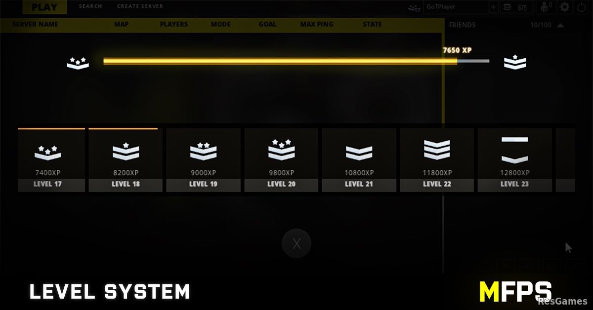 Addon MFPS Level System