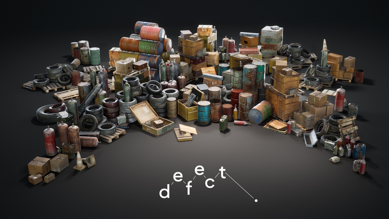 Workshop Tools And Props Barrels Boxes Bundle vol.1