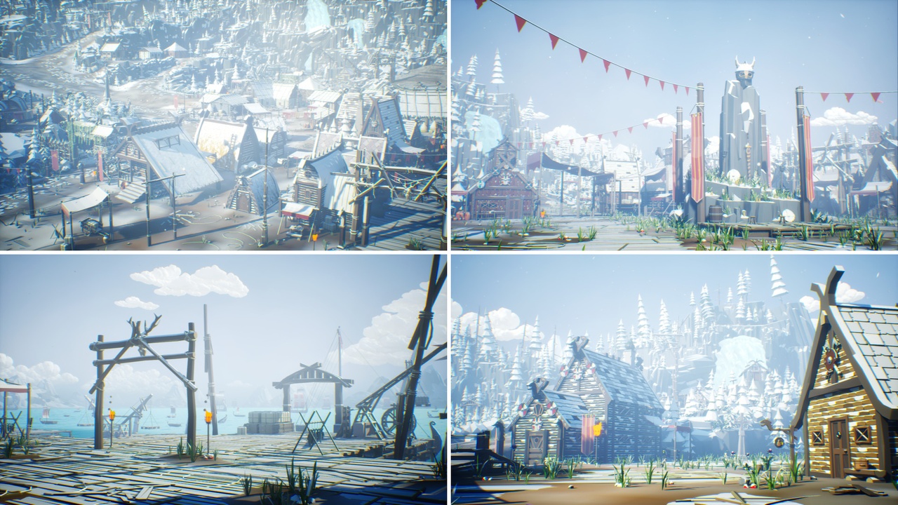 Low Poly Viking World