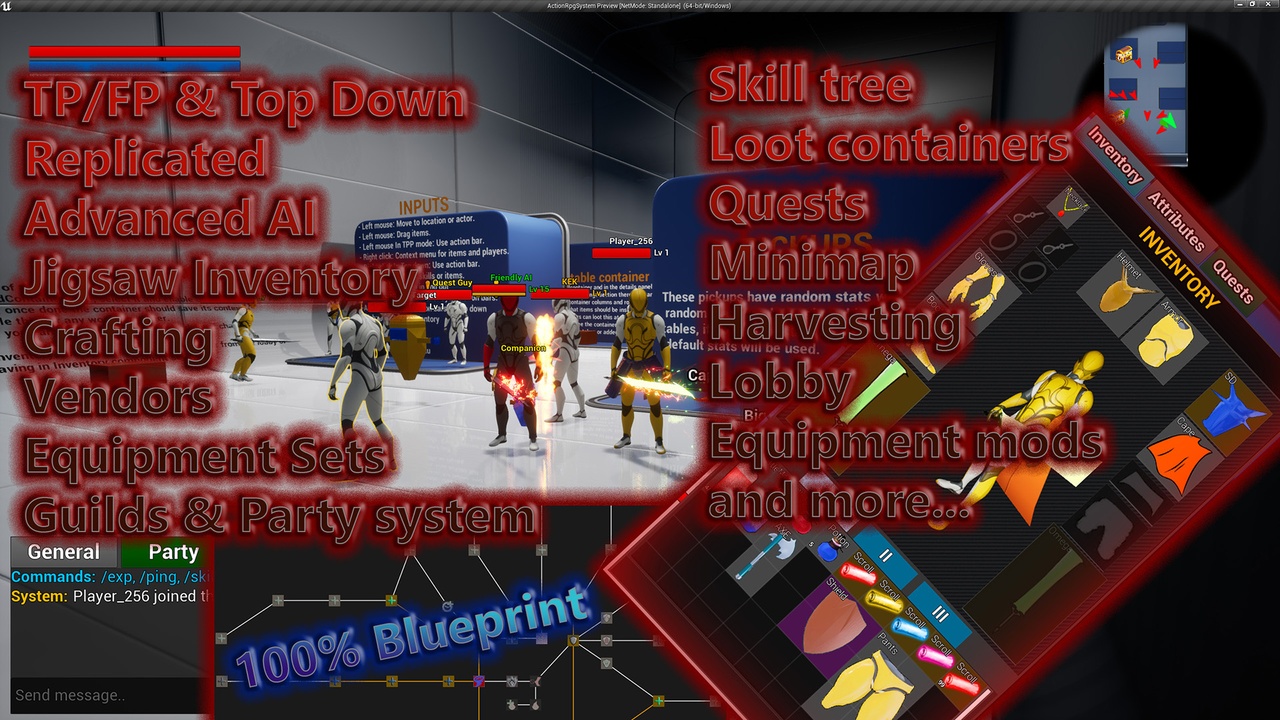 Action RPG Multiplayer Starter Template