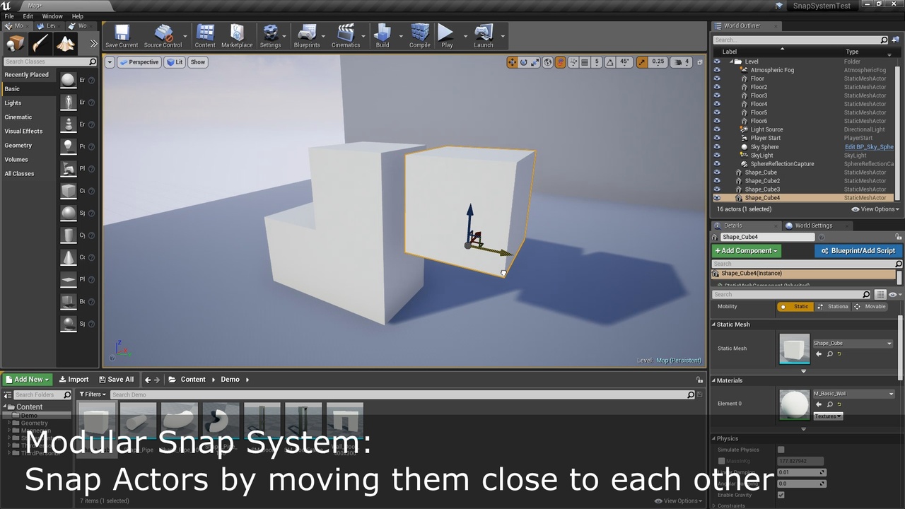 Modular Snap System v1.5.1 UE 5.1