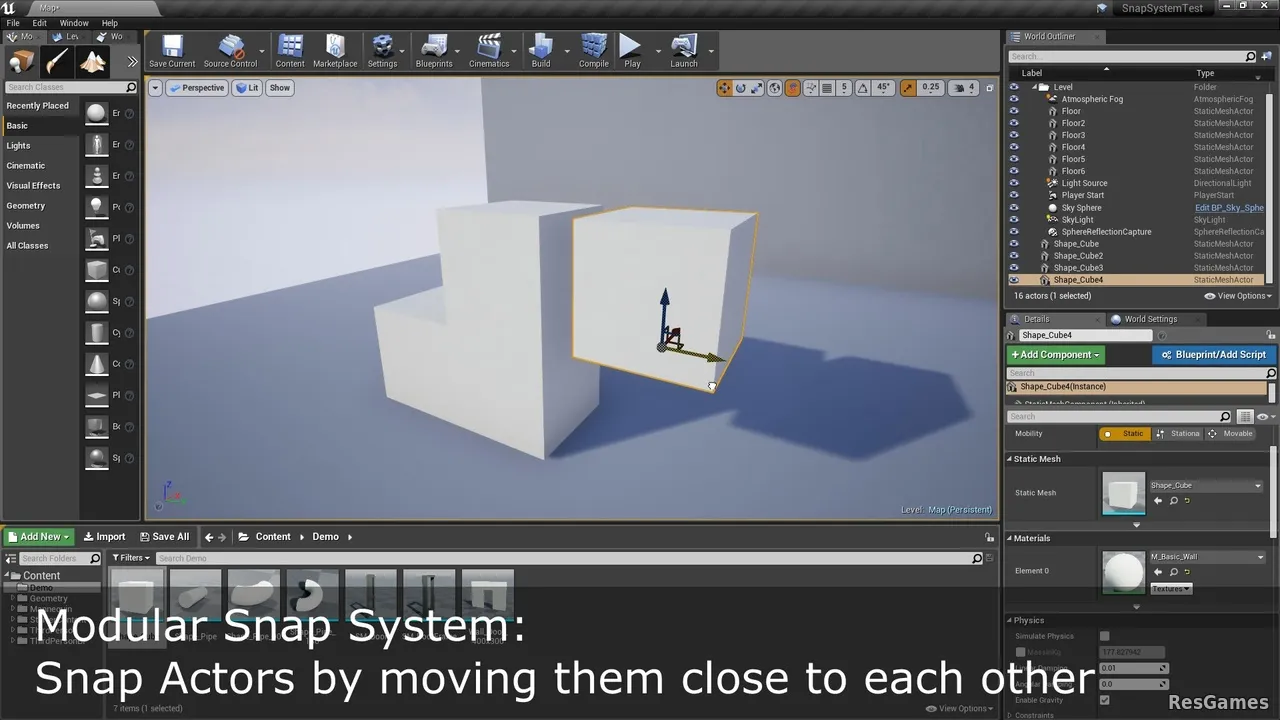 Modular Snap System v1.5.1 UE 5.1