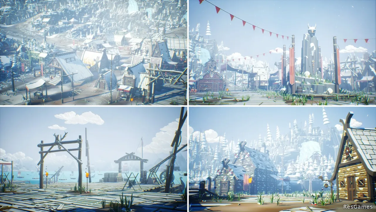 Low Poly Viking World