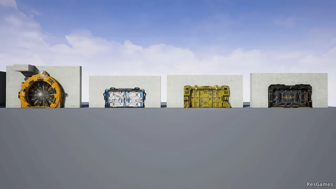 Animated SciFi Gates