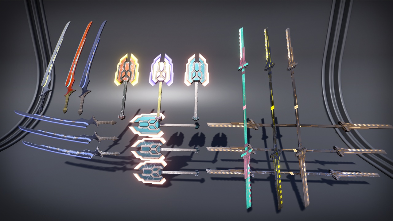 Scifi Melee Weapon
