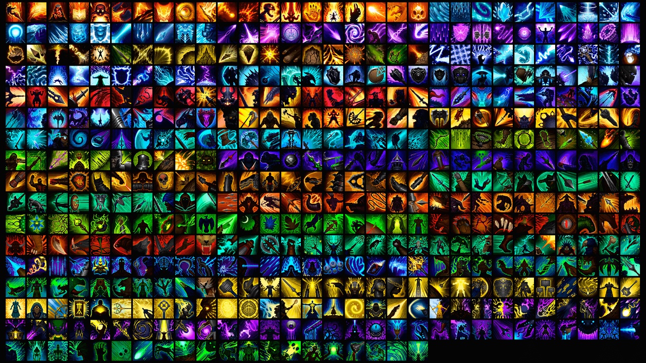 500 RPG Spell Icons - Fantasy