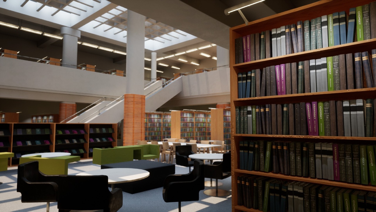 Modern Library - Scene & Assets