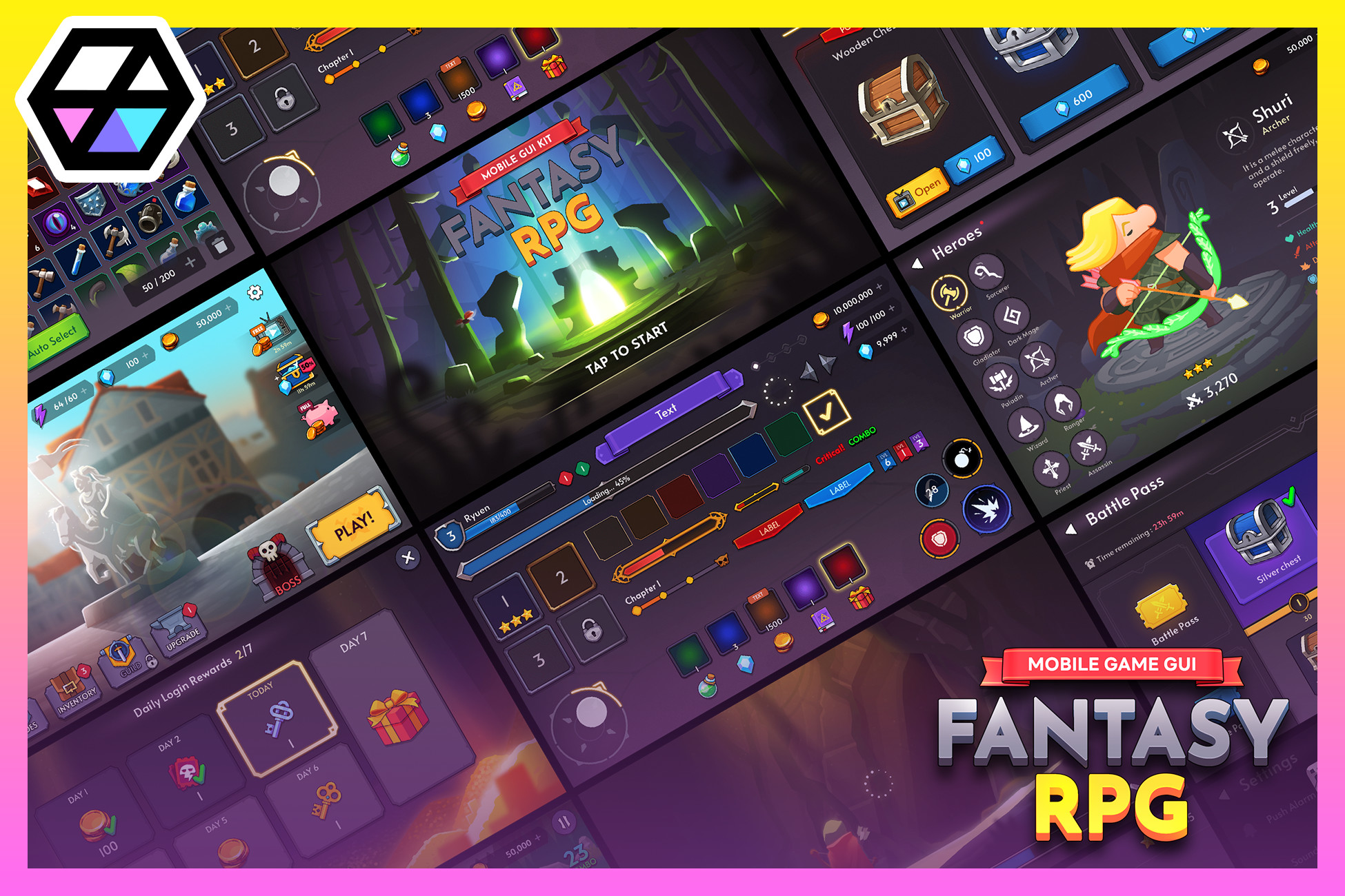 GUI PRO Kit - Fantasy RPG